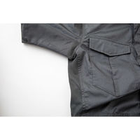 エスケー・プロダクト GE-525シャドーストライプ・サマー半袖ツナギ グレー M 525-4-M 1着（直送品）