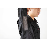 エスケー・プロダクト GE-629半袖ツナギ ブラック 5L 629-5-5L 1着（直送品）