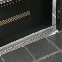 エスコ 10x30mm/ 2m すき間テープ(毛付き/グレー) EA944KD-261 1セット(10巻)（直送品）