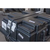 エスコ 350mm ラバーストラップ EA628WA-11A 1セット(30個)（直送品）