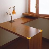 エスコ 37x37x15mm コーナーガード(油面用/赤/2個) EA983FE-461 1セット(30個:2個×15袋)（直送品）