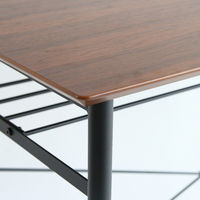 ICHIBA カウンターテーブル 幅1300×奥行450×高さ1000mm ブラウン T-3380BR 1台（直送品）