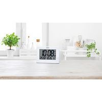 セイコータイムクリエーション 液晶表示切替電波時計 SQ447W 1個