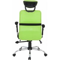 不二貿易 スリープ メッシュバックチェアー グリーン 50380 1脚（直送品）