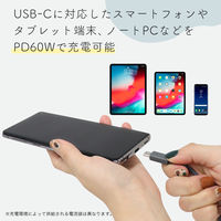USBケーブル - USB（C）[オス] 1m シリコン スモーキーブラック MOTTERU（モッテル）1本