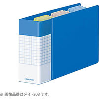 コクヨ 名刺ホルダー替紙式2穴 縦入れ204名用 濃灰 メイ-20DM 1冊