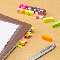 コクヨ タックメモ（超ミニスリム・4色ミックス） 25×7.2mm メ-1397N 1セット（10冊入）