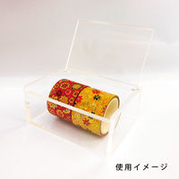 アックスコーポレーション アクリル小物ケース 約幅9.7×奥行6.9×高さ4.3cm 2019 1個