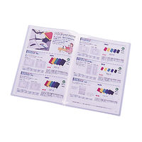 リヒトラブ 6ポケットホルダー A4(A3・2ツ折) 黄 F-3412-5 1枚