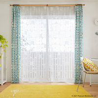 スミノエ PEANUTS セミオーダー レースカーテン チックチック 1500×1690mm ホワイト 1セット(2枚入)（直送品）