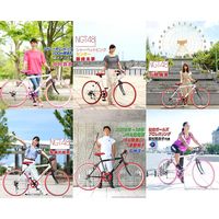 池商 クロスバイク26 6SP GR-001v2-L-PK（直送品）