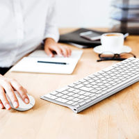 キーボード+マウスセット ワイヤレス（無線2.4G） 静音 超薄型 JIS配列 IC-BK22Combo-SW iClever