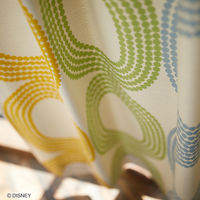 スミノエ DISNEY セミオーダー カーテン ミッキー ドットリング 1500×1550mm ミックス １セット(2枚入)（直送品）