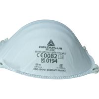 セーフラン安全用品 M1200C ヨーロッパEN規格FFP2マスク お面式【1ケース10箱】 D0071-C 1ケース(10箱入)（直送品）