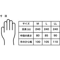 ディックコーポレーション PVC超厚手ディスポ手袋L AF-001/L 1箱(50枚)