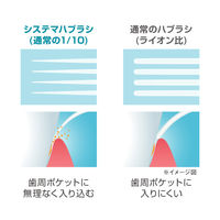 システマ ハンディセット（携帯用ハミガキ・ハブラシセット）2個 ライオン トラベル用 持ち運び