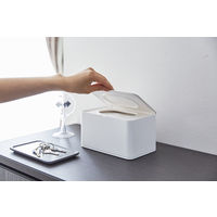 スマート（smart）マスクケース ホワイト 1個 山崎実業（YAMAZAKI） 白