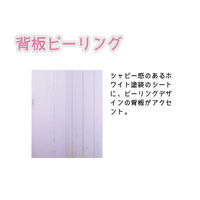 白井産業 モンシェリーヌ 大人女子のための窓下ディスプレイラック（幅1120mm）（直送品）