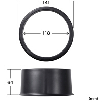 サンワサプライ　障害除けキャスターカバー　直径80～100mm用　SNC-COVER2　1セット（5個入）　（直送品）