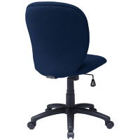 サンワサプライ　フィットバックチェア　肘無し　スタンダード脚　ブルー　SNC-T148BL　（直送品）