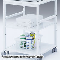 サンワサプライ　プリンタスタンド/台/ラック　幅500×奥行500×高さ700・720mm　（直送品）
