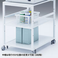 サンワサプライ　プリンタスタンド/台/ラック　幅500×奥行700×高さ700・720mm　（直送品）