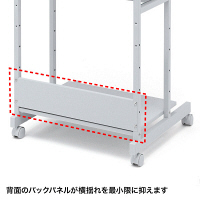 サンワサプライ　パソコンラック　幅650×奥行600×高さ1450mm　（直送品）
