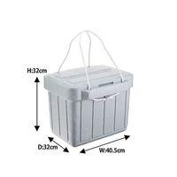 JEJアステージ 発泡クーラー 15.5L インナー無 No.15 1セット(5個) 4-5654-05（直送品）