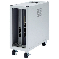 サンワサプライ 縦収納19インチマウントハブボックス（2U） W250×D600×H621mm CP-TH2UN 1台（直送品）