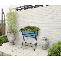 タカショー　ベジトラグ　ポピー　プランター　幅650mm　ペールブルー　（直送品）