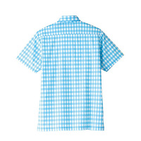 ボンマックス チェックプリントポロシャツ（半袖） 男女兼用 ピンク 4L FB4523U（直送品）