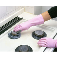 ショーワグローブ ショーワ 塩化ビニール手袋 ナイスハンドミュー厚手 ピンク Sサイズ NHMIA-SP 1双 770-4097