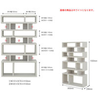 佐藤産業 ライクシェルフ（タイプTK） 幅900×高さ1550mm ライトブラウン LK155-90TK_LBR 1台　（直送品）