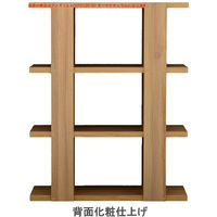 佐藤産業 フィズシェルフ 幅900×高さ765mm ダークナチュラル FZ80-90DNA 1台　（直送品）