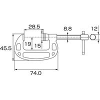 ロブテックス シャコ万力スタンダード(B型) 25mm B25V 1丁