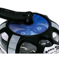 シンワ測定 ハンディチョークライン 5倍速手巻 粉付3倍太糸 ブルー 77560 1セット(3個)