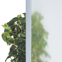 【軒先渡し】ナカバヤシ　パーティション　布張り　上部ポリカ　半透明　高さ1600×幅900mm　イエローグリーン　1枚　（直送品）