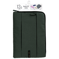 ナカバヤシ FIX IN 13.3インチPCケース ストーンブラック SZC-FIXF002BK 1個（直送品）