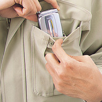 自重堂　制服百科　製品制電ストレッチブルゾン　ネービー　Ｌ　40500（直送品）