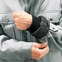 自重堂　制服百科　エコ防寒ブルゾン（フード付）　ミストグリーン　Ｍ　48140（直送品）