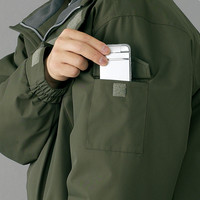 自重堂　制服百科　防水防寒ブルゾン（フード付）　ネービー　ＬＬ　48430（直送品）