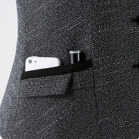 アイトス Pieds ベスト グレー 23号 HCV1500-097 1着（直送品）