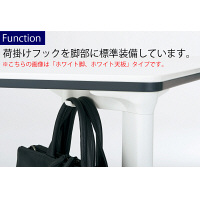 プラス pixta ワークテーブル アジャスター脚 PX-0707TA WM/W4 幅700×奥行700×高さ720mm 1台（直送品）