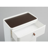 サンカ ロイヤルドロアー チェスト 3段 幅725X奥行410X高さ675mm アースホワイト RD-723WH/DBR 1台　（直送品）