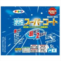 アサヒペン　水性スーパーコート　5L　赤さび　（直送品）