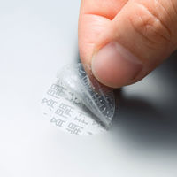 サンワサプライ セキュリティシール透明15面（丸シール） LB-SL7 1セット（6冊入）