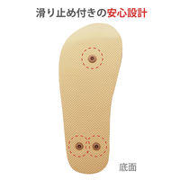 竹虎 転倒予防シューズ つま先つき あずき M 091273 1足 W1799