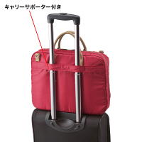 サンワサプライ カジュアルPCバッグ レッド/15.6インチワイドまで対応 BAG-CA7R2 1個（直送品）