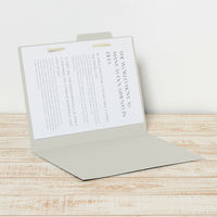 プラス 間伐材 個別フォルダーA4E GY 86959 1冊