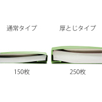 プラス PPフラットファイルA4S厚とじLGR 98344 1冊